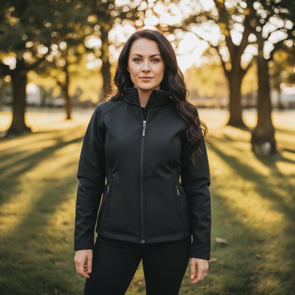 Columbia Kruser Ridge Black Softshell Jacket Women's XL